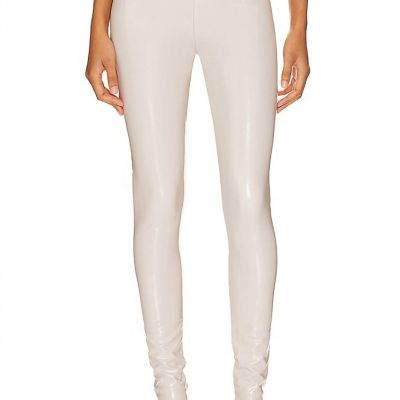 Commando perfect control faux leather leggings in Porcelain - size S